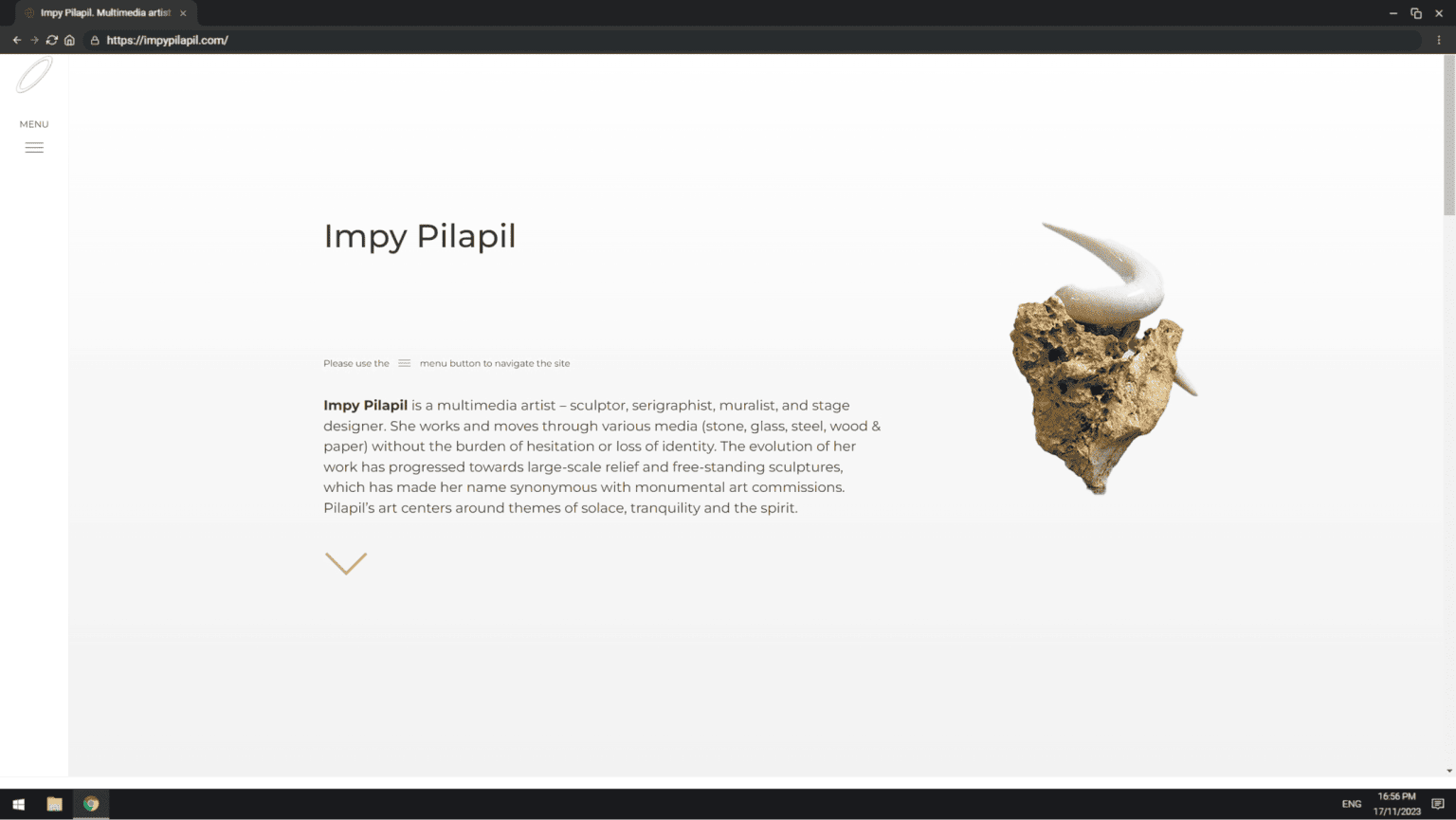 Impy Pilapil on desktop